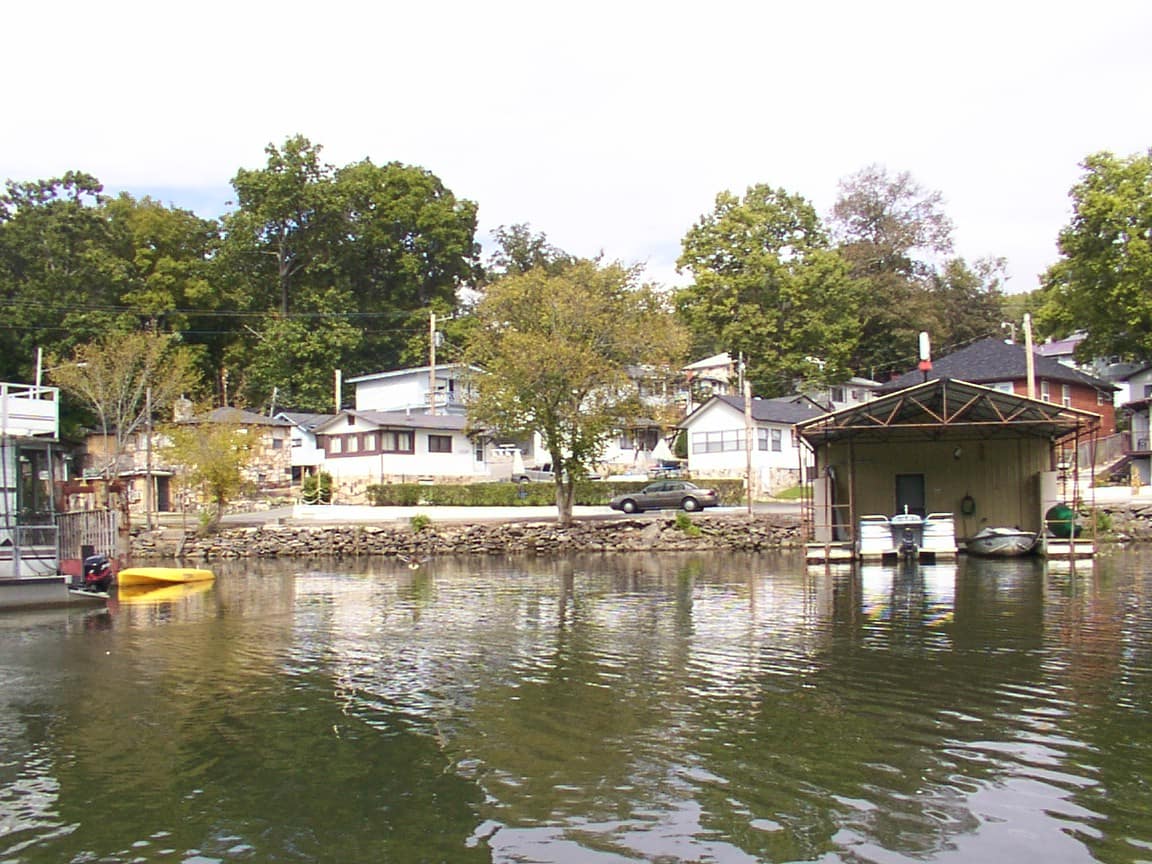Duck Harbor From The Lake